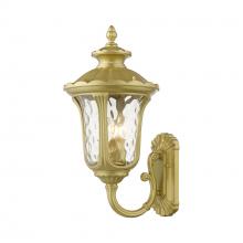 Livex Lighting 7856-33 - 3 Light Soft Gold Outdoor Large Wall Lantern